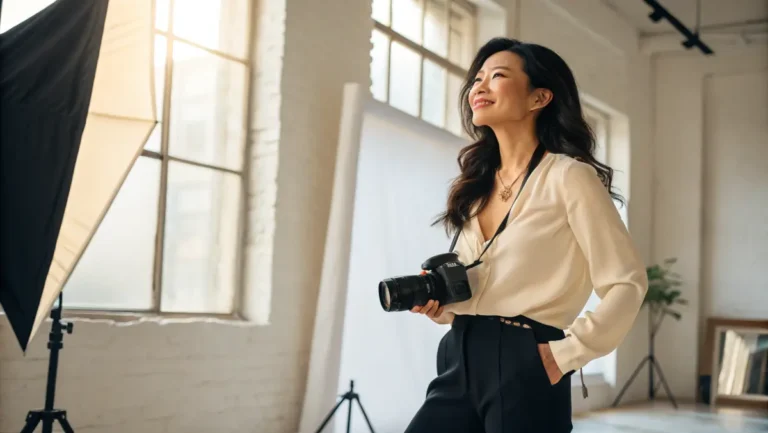 Darah Trang portrait — Vietnamese-Canadian photographer and wife of actor Anson Mount