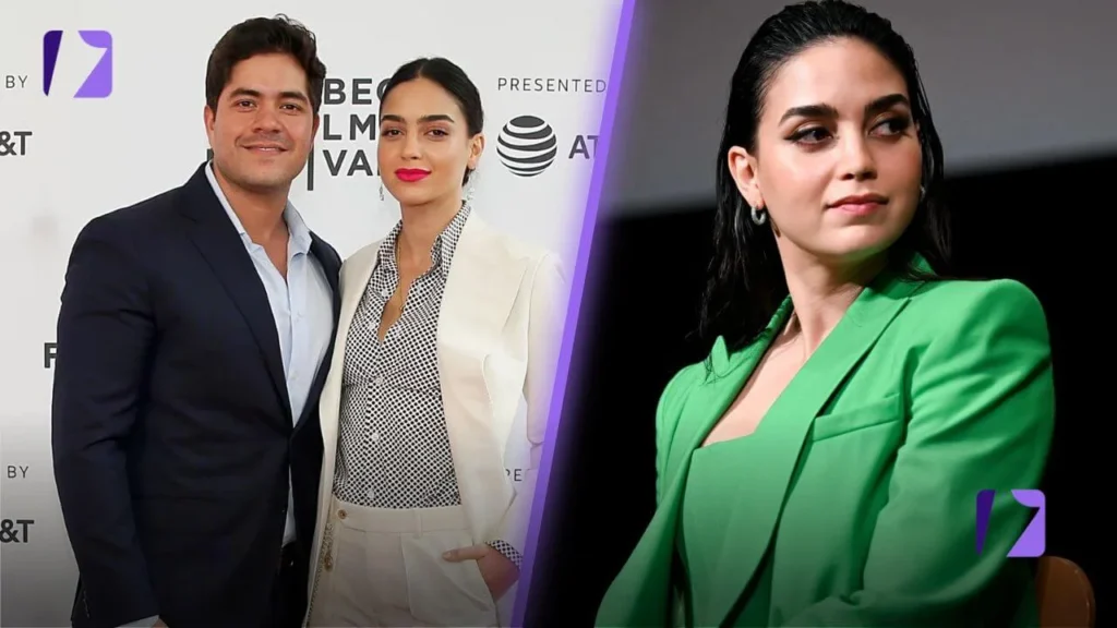 Paco Zazueta Mexican singer La Academia Melissa Barrera husband portrait editorial illustration