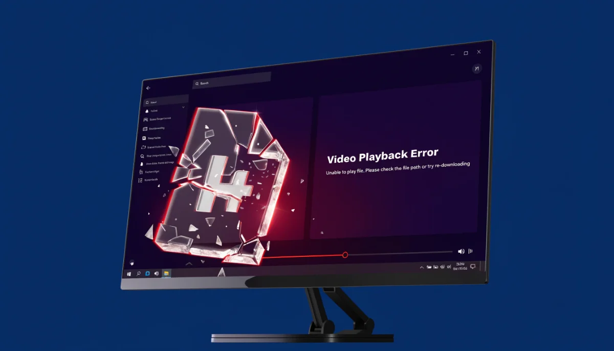 Repair MP4 files that won't play on Windows — corrupted video file error on screen