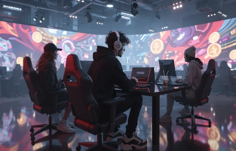 carnival themed game interface with vibrant colors and festive design