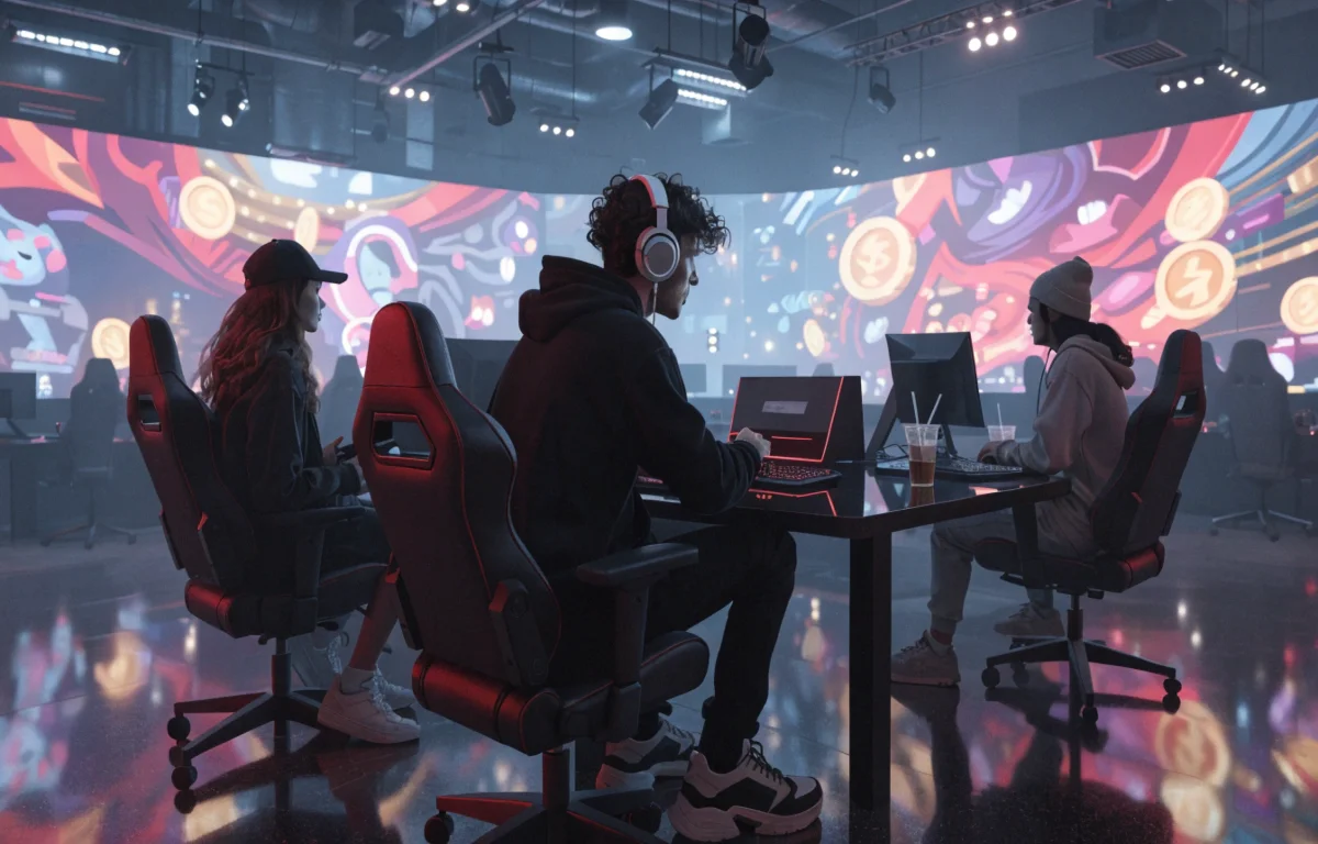 carnival themed game interface with vibrant colors and festive design